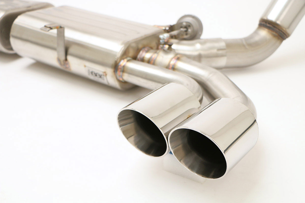 B&B Billy Boat Exhaust FCOR-0150 | Billy Boat B&B Chevrolet Corvette - C5 Fusion Quad Round; 1997-2004