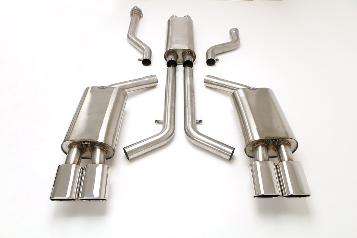 B&B Billy Boat Exhaust FCOR-0365 | Billy Boat B&B Corvette C4 LT1 Exhaust System 2 1/2"; 1996-1996