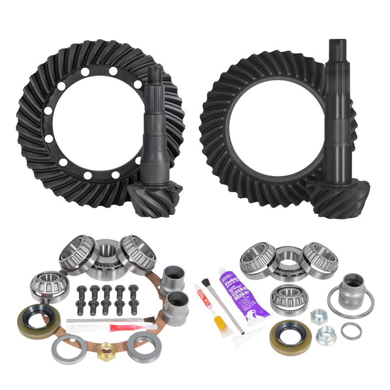 Yukon Gear & Axle ygkt009488 | Yukon Gear & Install Kit Package for 91-97 Toyota Land Cruiser w/o Factory Locker 4.88 Ratio; 1991-1997