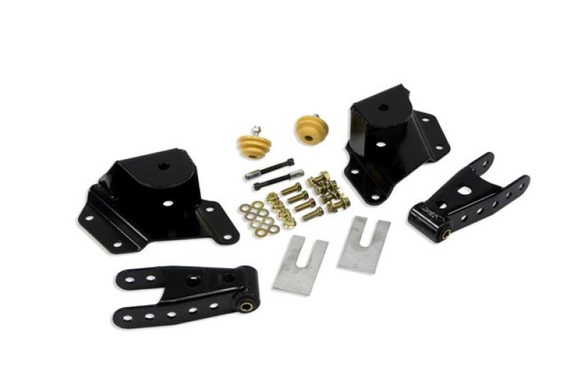 Belltech 6512 | SHACKLE AND HANGER KIT 99-06 GM/GMC 1500 STD CAB 4inch; 1999-2006