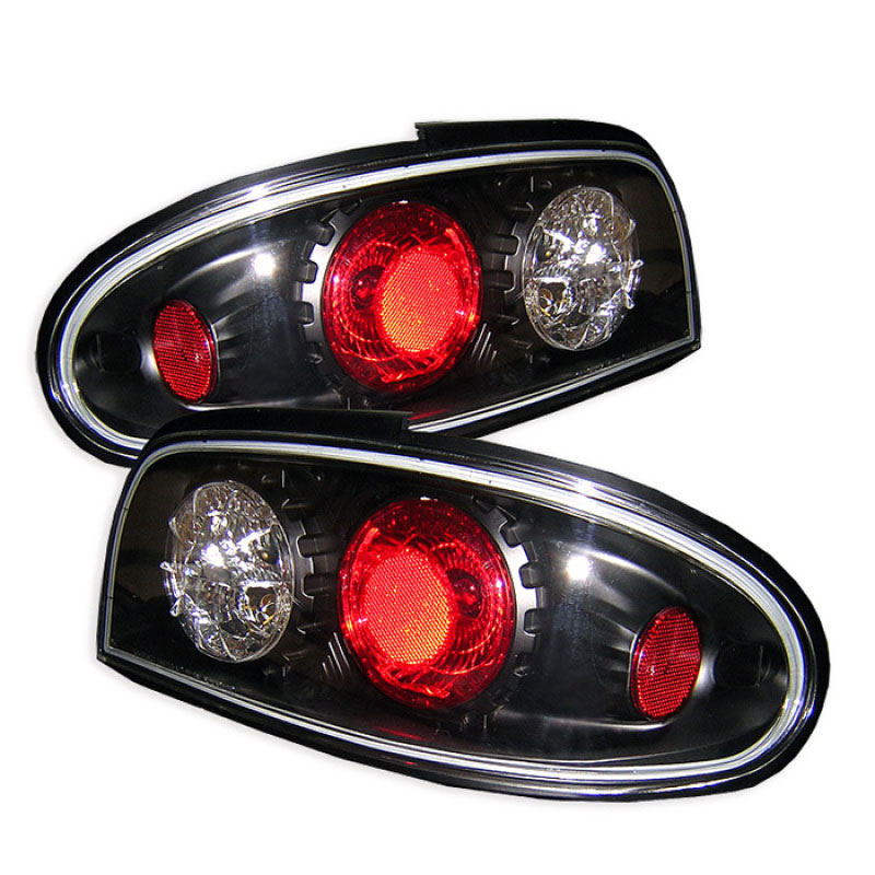 SPYDER 5006752 | Spyder Nissan Altima Altezza Tail Lights - Black - (ALT-YD-NA93-BK); 1993-1997