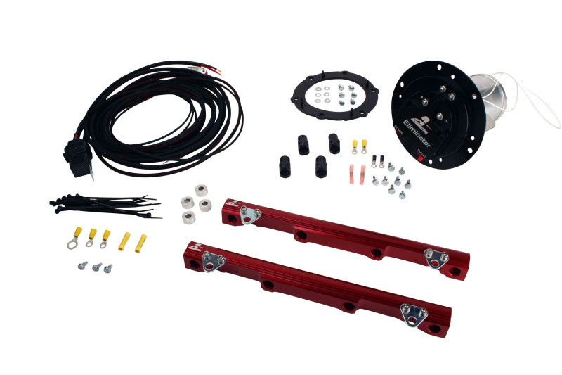 Aeromotive 17190 | 03-04 Cobra Fuel System - Eliminator/Rails/Wire Kit/Fittings