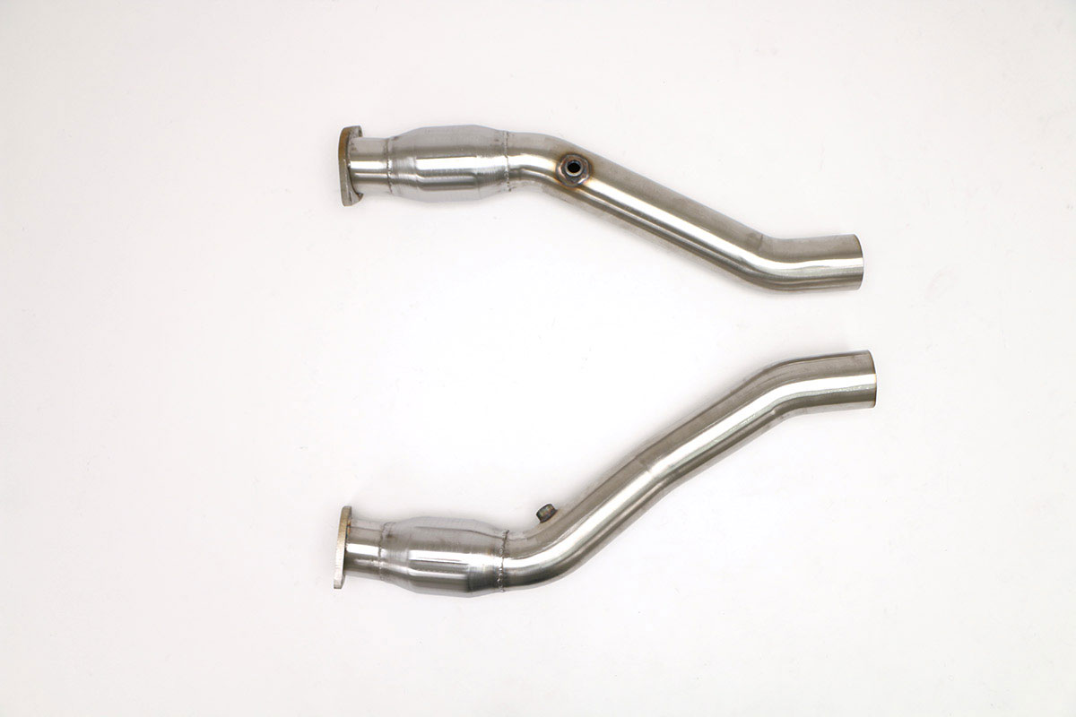 B&B Billy Boat Exhaust FDOM-0313 | B&B Billy Boat CTS-V Front Pipes with Cats for B&B Headers; 2009-2014