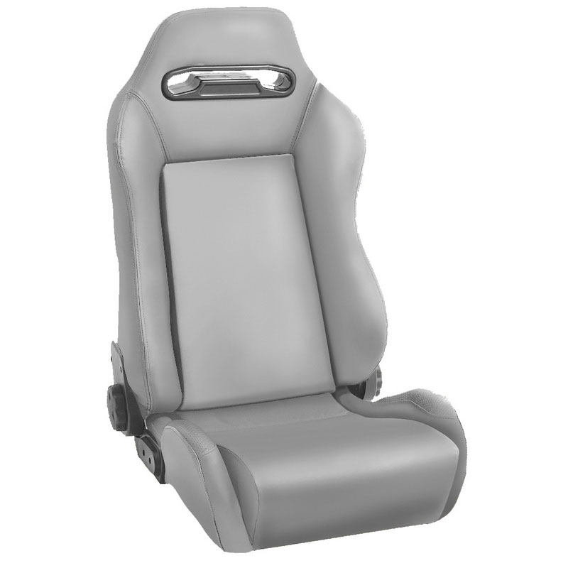 Rugged Ridge 13405.09 | Sport Front Seat Reclinable Gray 76-02 Jeep CJ / Jeep Wrangler; 1976-2002