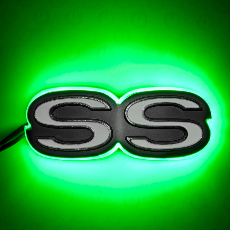 Oracle Lighting 3095-004 | Oracle Chevrolet Camaro SS Illuminated Emblem - Green; 1978-2019