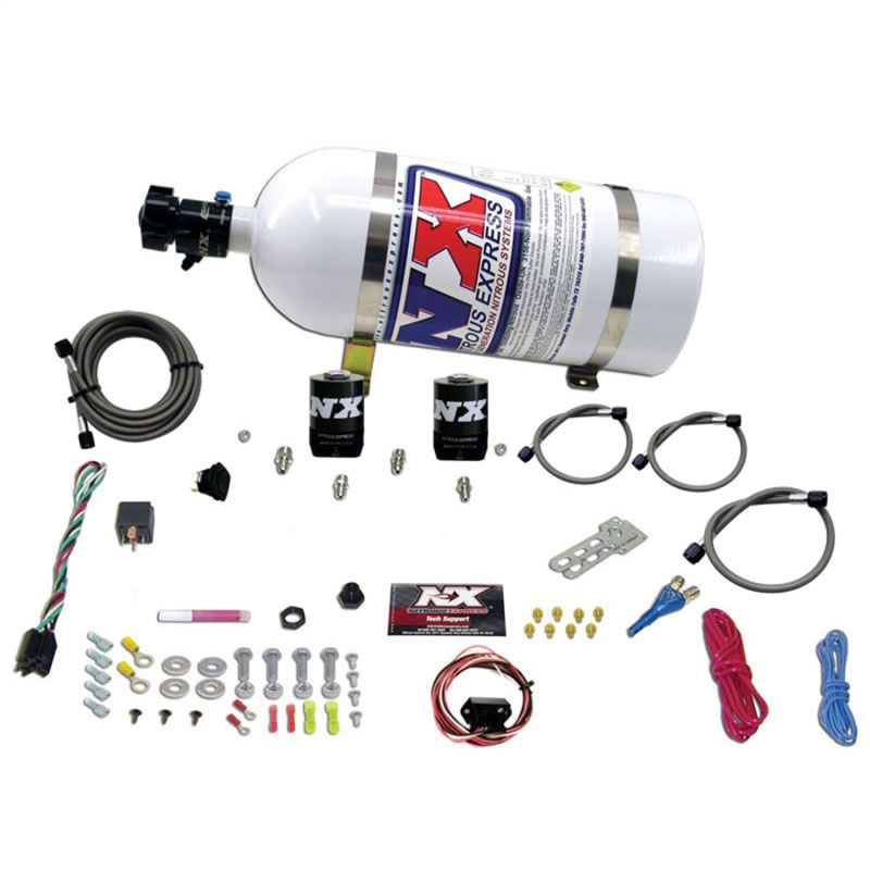 Nitrous Express 20930-10 | 10-15 Chevrolet Camaro (5th Gen) Single Nozzle Nitrous Kit (35-150HP) w/10lb Bottle; 2010-2015