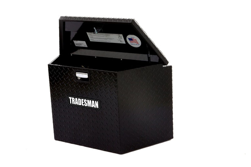 Tradesman 76134t | Aluminum Trailer Tongue Storage Box (21in.) - Black