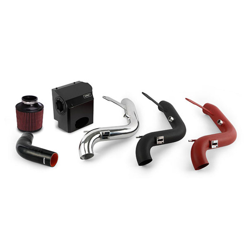 Mishimoto mmai-fist-14wrd | 14-15 Ford Fiesta ST 1.6L Performance Air Intake Kit - Wrinkle Red; 2014-2015