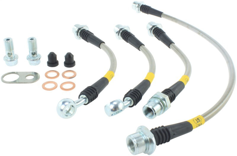 Stoptech 95044525 | StopTech 08-11 Scion xB Rear Stainless Steel Brake Lines; 2008-2011