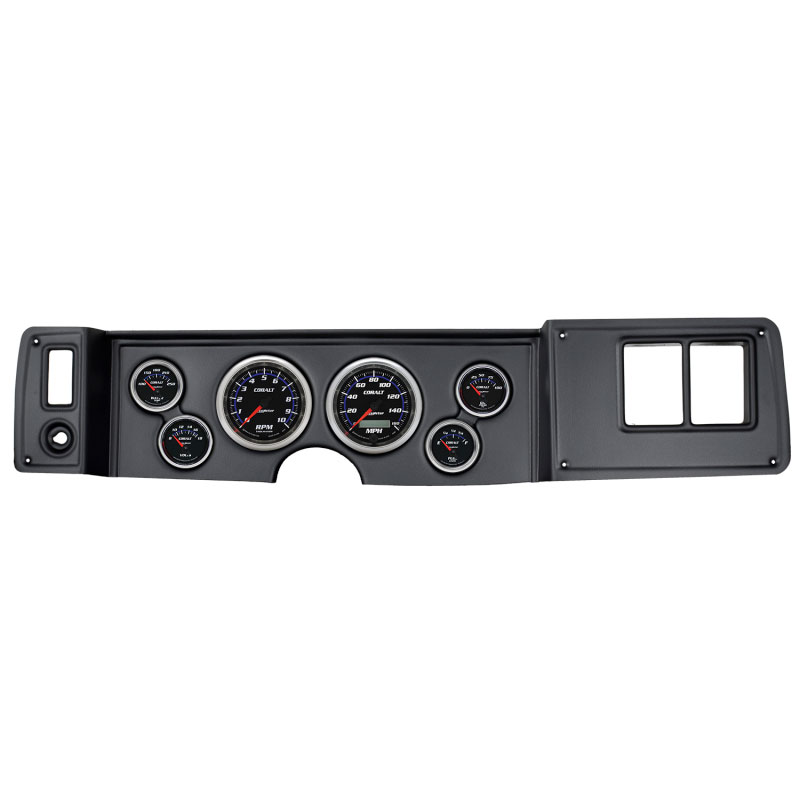 AutoMeter 7023-CB | Autometer Cobalt 79-81 Camaro Dash Kit 6pc Tach / MPH / Fuel / Oil / WTMP / Volt; 1979-1981