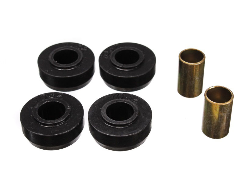 Energy Suspension 3.7105g | 62-67 Chevy Nova Black Front Strut Rod Bushing Set; 1962-1967