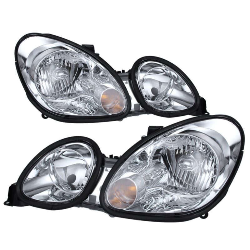 SPYDER 9026928 | Xtune Lexus GS300/GS400/GS430 98-05 Halogen Only Crystal Headlights Chrome HD-JH-LGS98-C; 1998-2005