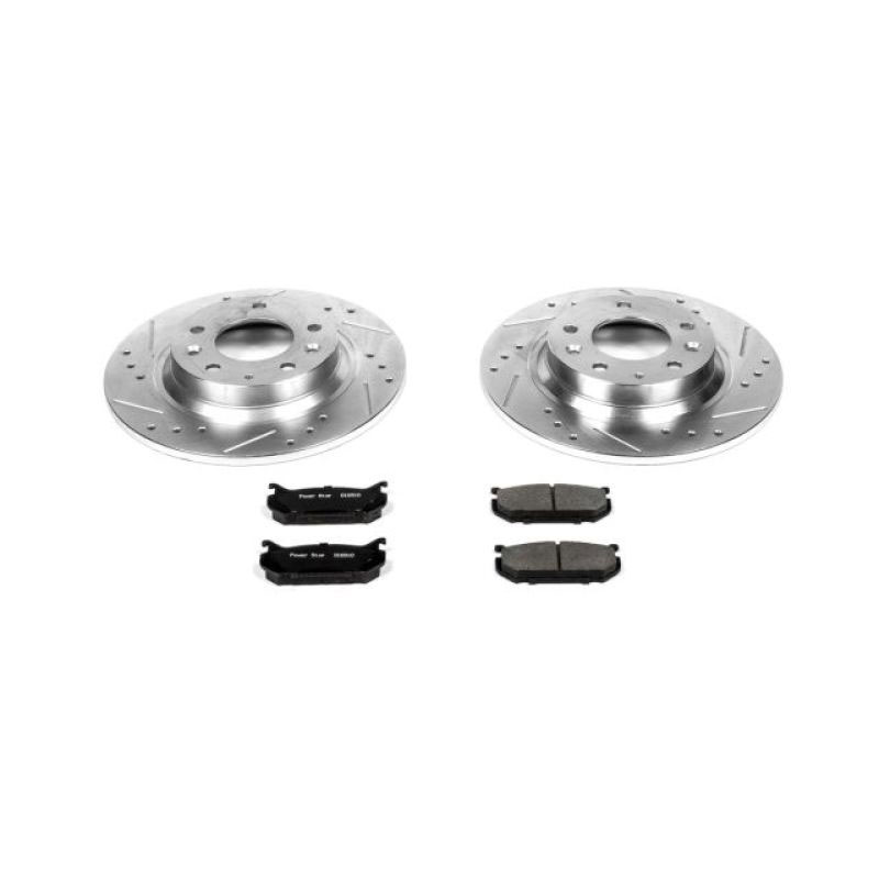 PowerStop k2453 | Power Stop 98-02 Mazda 626 Rear Z23 Evolution Sport Brake Kit; 1998-2002