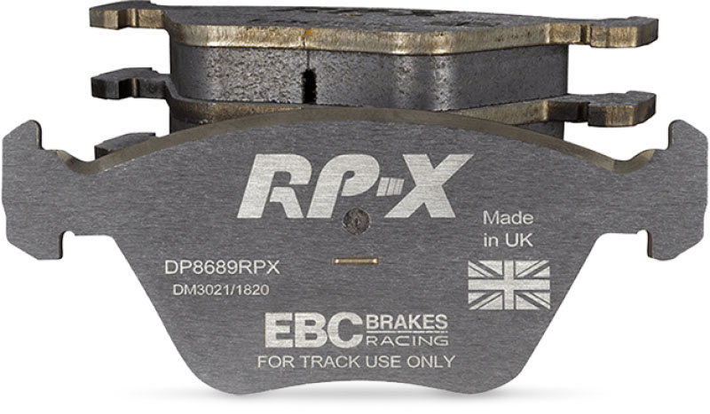 EBC dp81939rpx | Racing 13-14 Audi RS7 4.0L Twin Turbo (Cast Iron Rotors w/Round Weights) RP-X Front Brake Pads; 2013-2014