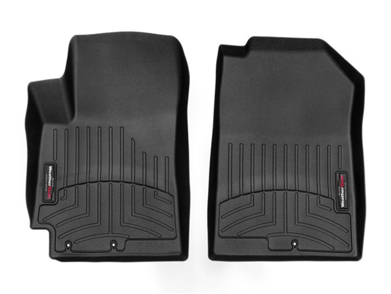 WeatherTech 4412401 | 2018+ Kia Rio (Sedan & 5 Door Hatchback) Front FloorLiner - Black; 2018-2023