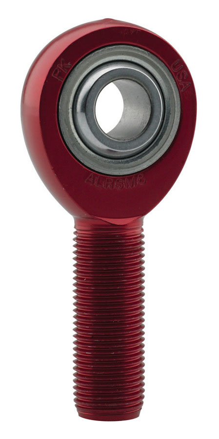 FK Rod Ends ALRSML8 (Red) | FK ROD ENDS Rod End 1/2 x 5/8-18 LH Alum Male