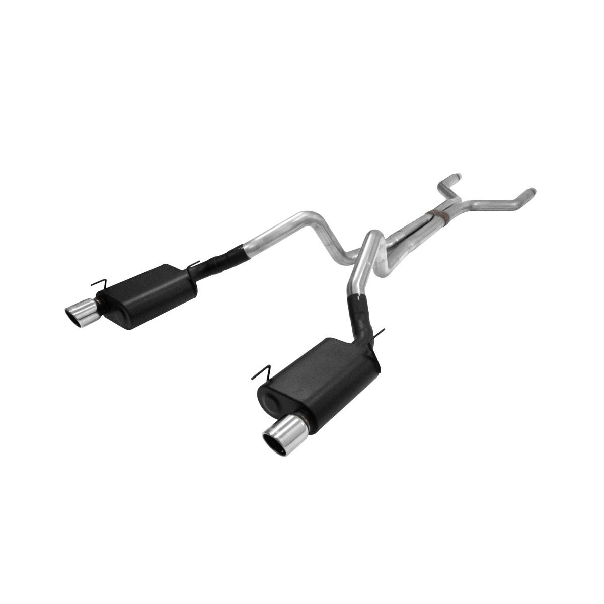 Flowmaster 817494 | Mustang V8 Cat-Back Exhaust and Xpipe Stainless Steel; 2005-2010