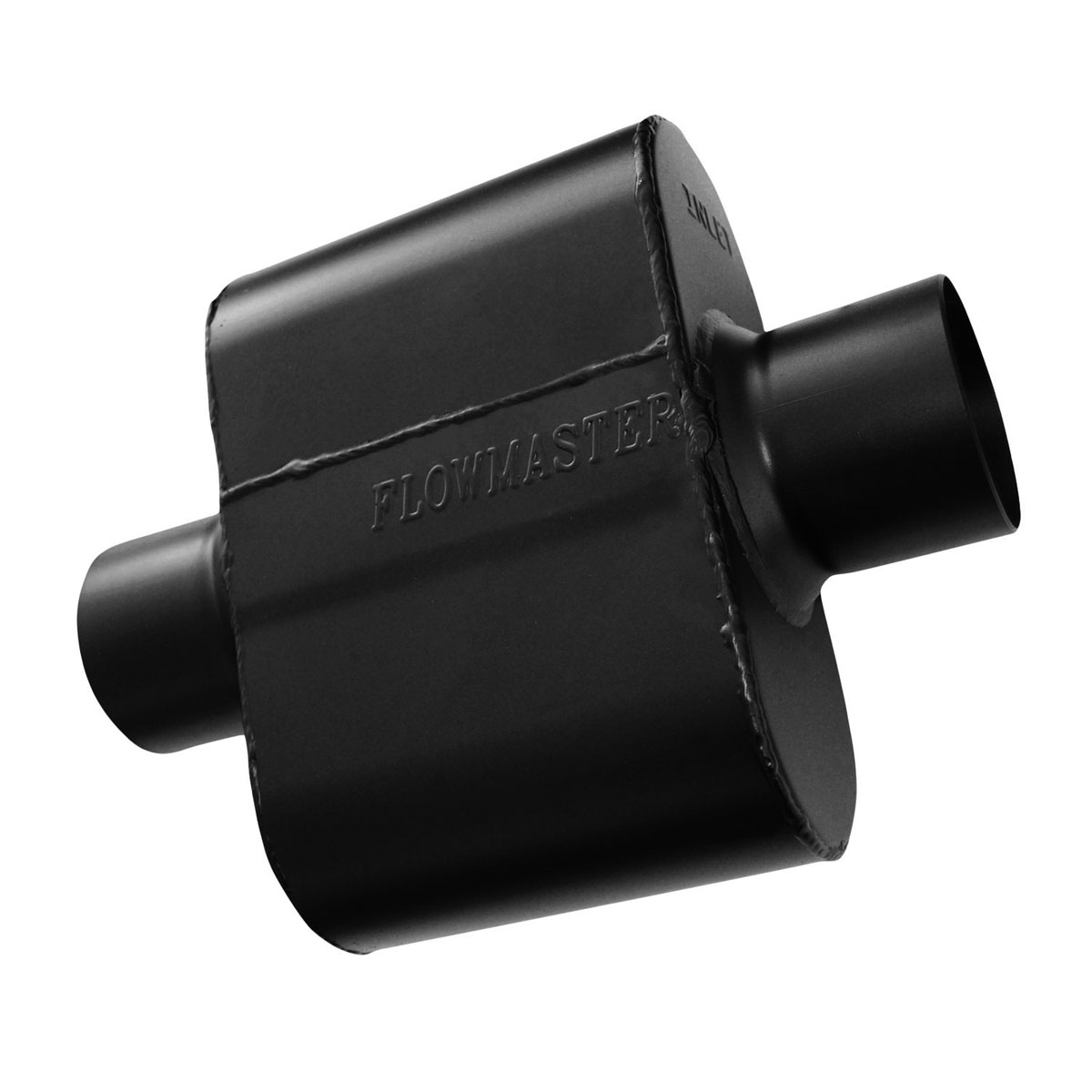 Flowmaster 843015 | Super 10 Muffler 409S - 3.00 Center In / 3.00 Center Out - Aggressive Sound