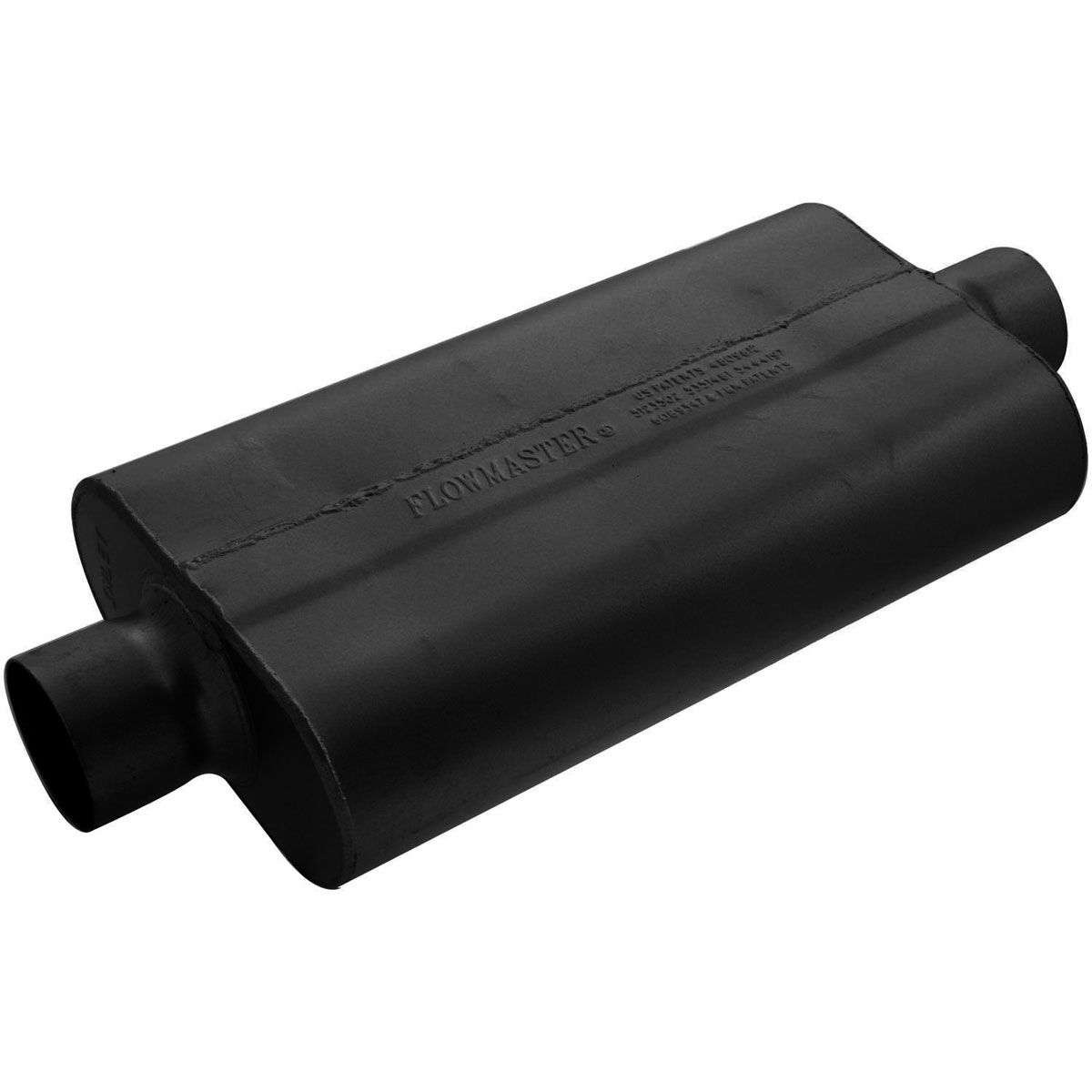 Flowmaster 943050 | 50 Delta Flow Muffler - 3.00 Center In / 3.00 Center Out - Moderate Sound