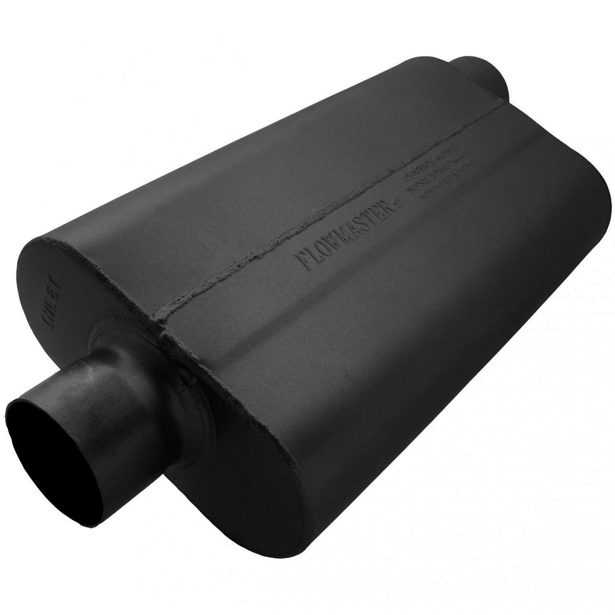 Flowmaster 943052 | 50 Delta Flow Muffler - 3.00 Center In / 3.00 Offset Out - Moderate Sound