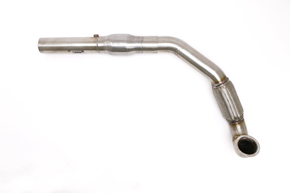 B&B Billy Boat Exhaust FPIM-0490 | B&B Billy Boat Exhaust Billy Boat Volkswagen MK7 Downpipe (MQB) W/ HIGH FLOW CAT; 2015-2016