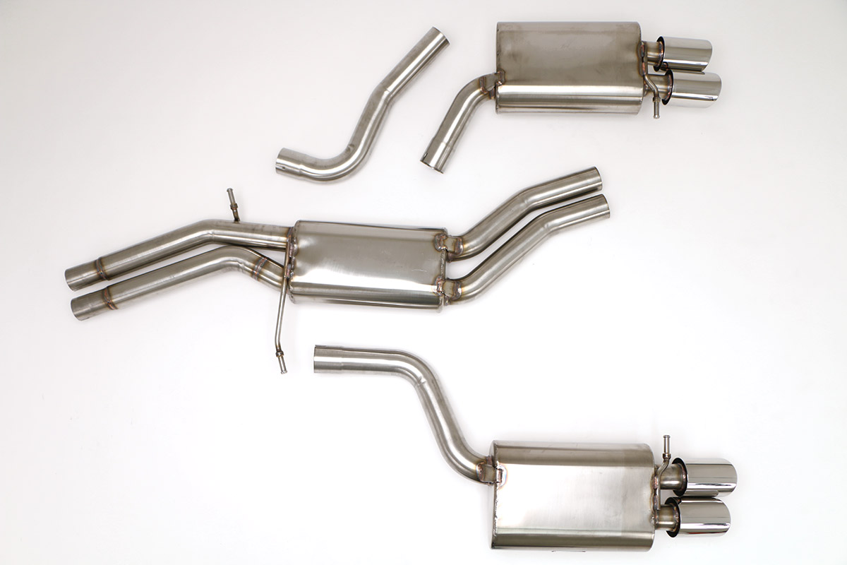 B&B Billy Boat Exhaust FPIM-0570 | Billy Boat B&B Audi S5 - S5 4.2L V8 Catback Stealth; 2008-2009