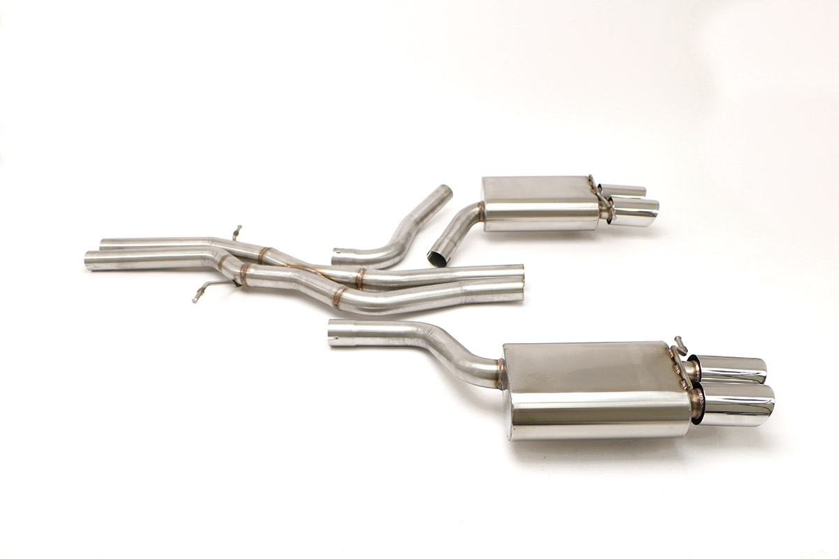 B&B Billy Boat Exhaust FPIM-0575 | Billy Boat B&B Audi S5 - S5 4.2L V8 Catback Sport; 2008-2009