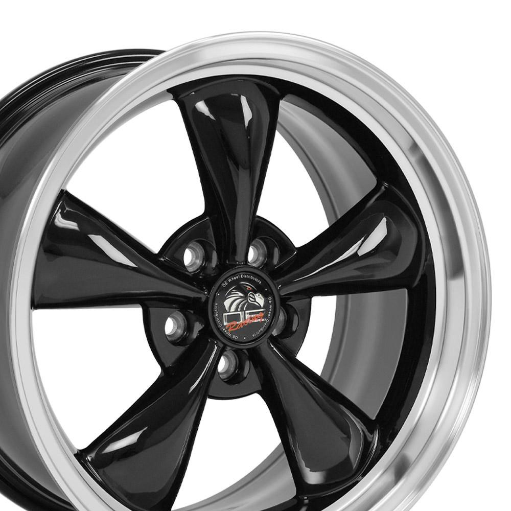 OE Wheels fr01-18090-5450-24bm | 18 Replica Wheel FR01 Mustang Bullitt Rim 18x9 Black Wheel Ford Mustang 1994-2004; 1994-2004