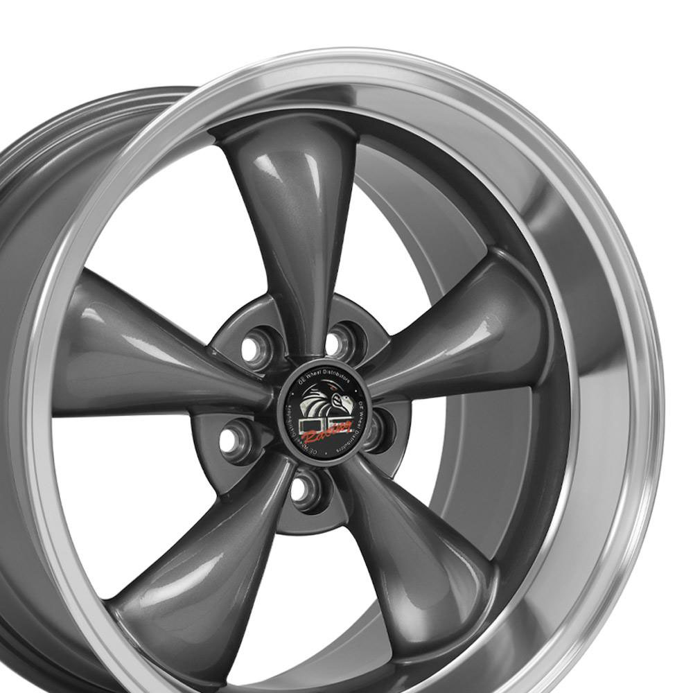 OE Wheels fr01-18100-5450-22am | 18 Replica Wheel FR01 Bullitt Rim 18x10 Gunmetal Wheel Ford Mustang (rear only) 1994-2004; 1994-2004