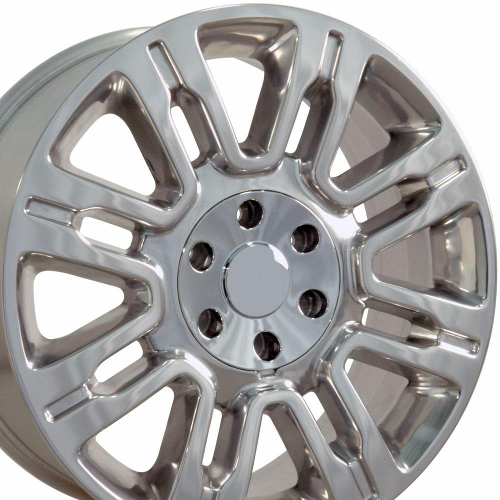 OE Wheels fr98-20085-6135-44p | 20 Replica Wheel FR98 Ford Expedition Rim 20x8.5 Polished Wheel Ford F-150 2004-2022; 2004-2022