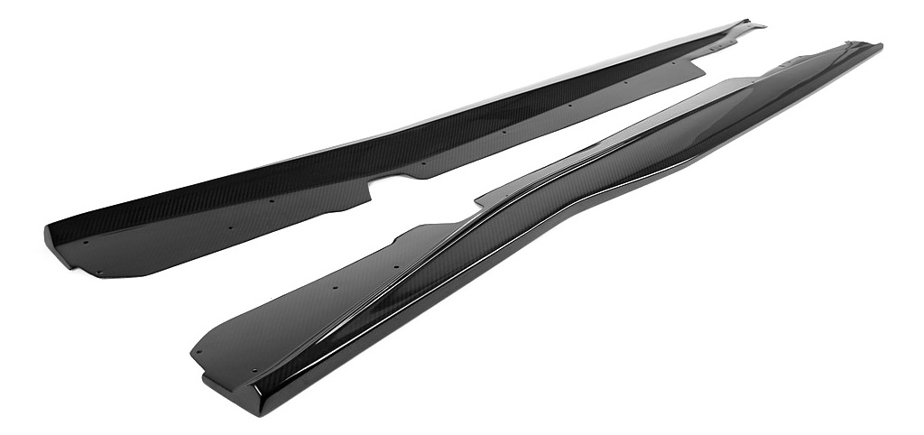 APR Performance FS-207008 | C7 Carbon Fiber Side Rocker Extensions; 2014-2019