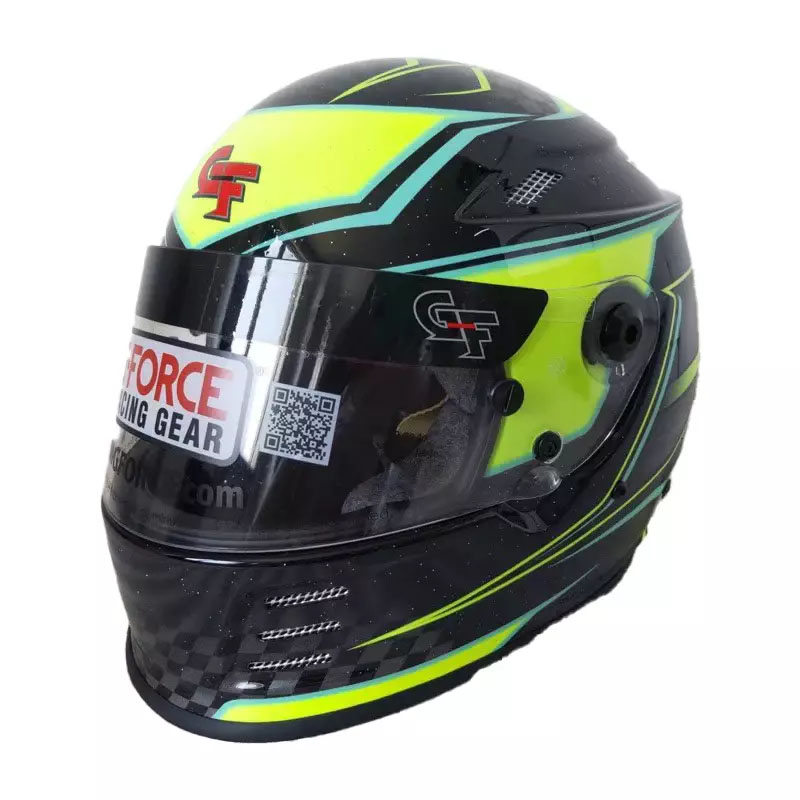 G-Force 13005lrgyl | G-FORCE HELMET REVO GRAPHICS LRG YELLOW SA2020