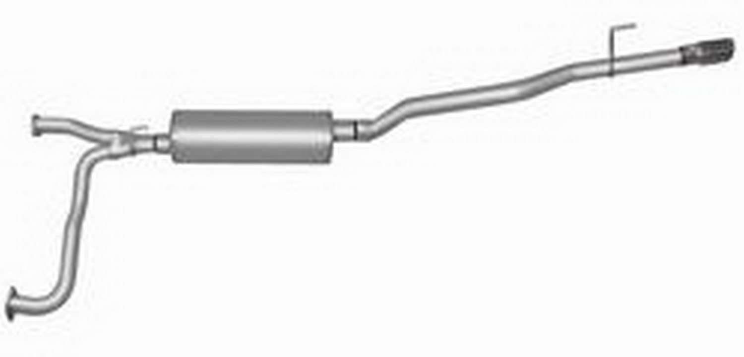 Gibson 12210 | 05-08 Nissan Pathfinder LE 4.0L 2.5in Cat-Back Single Exhaust - Aluminized; 2005-2008