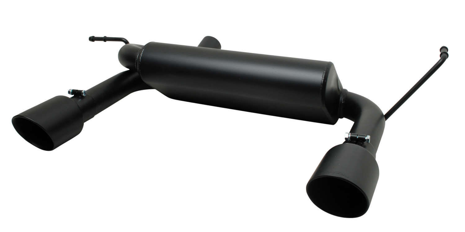 Gibson 17303-b | 07-11 Jeep Wrangler JK Rubicon 3.8L 2.5in Cat-Back Dual Split Exhaust - Black Elite Ceramic; 2007-2011