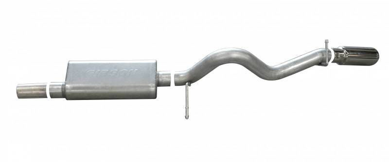 Gibson 612801 | 08-10 Hummer H3 Alpha 5.3L 3in Cat-Back Single Exhaust - Stainless; 2008-2010