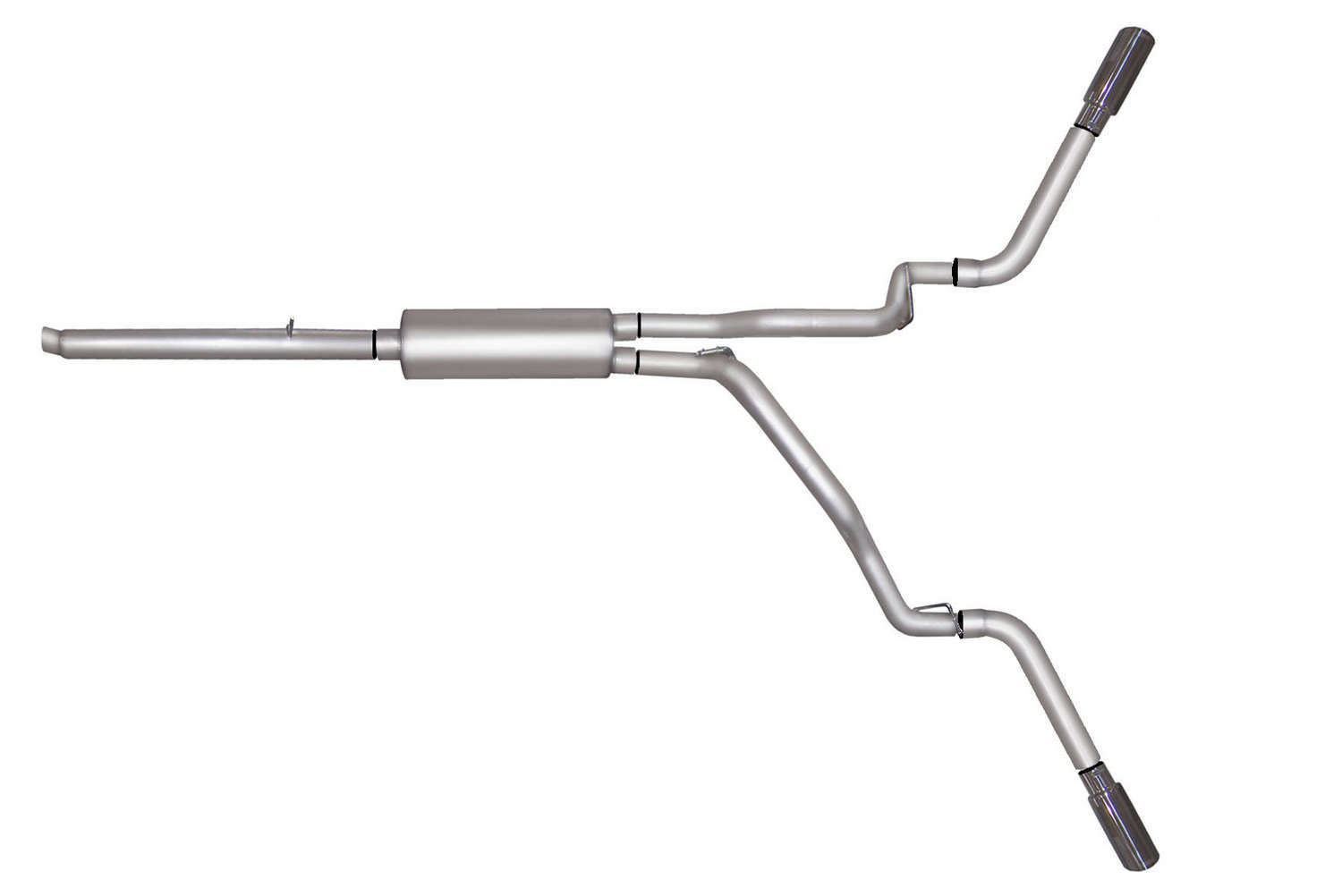 Gibson 66540 | 05-07 Dodge Dakota Laramie 3.7L 2.5in Cat-Back Dual Extreme Exhaust - Stainless; 2005-2007