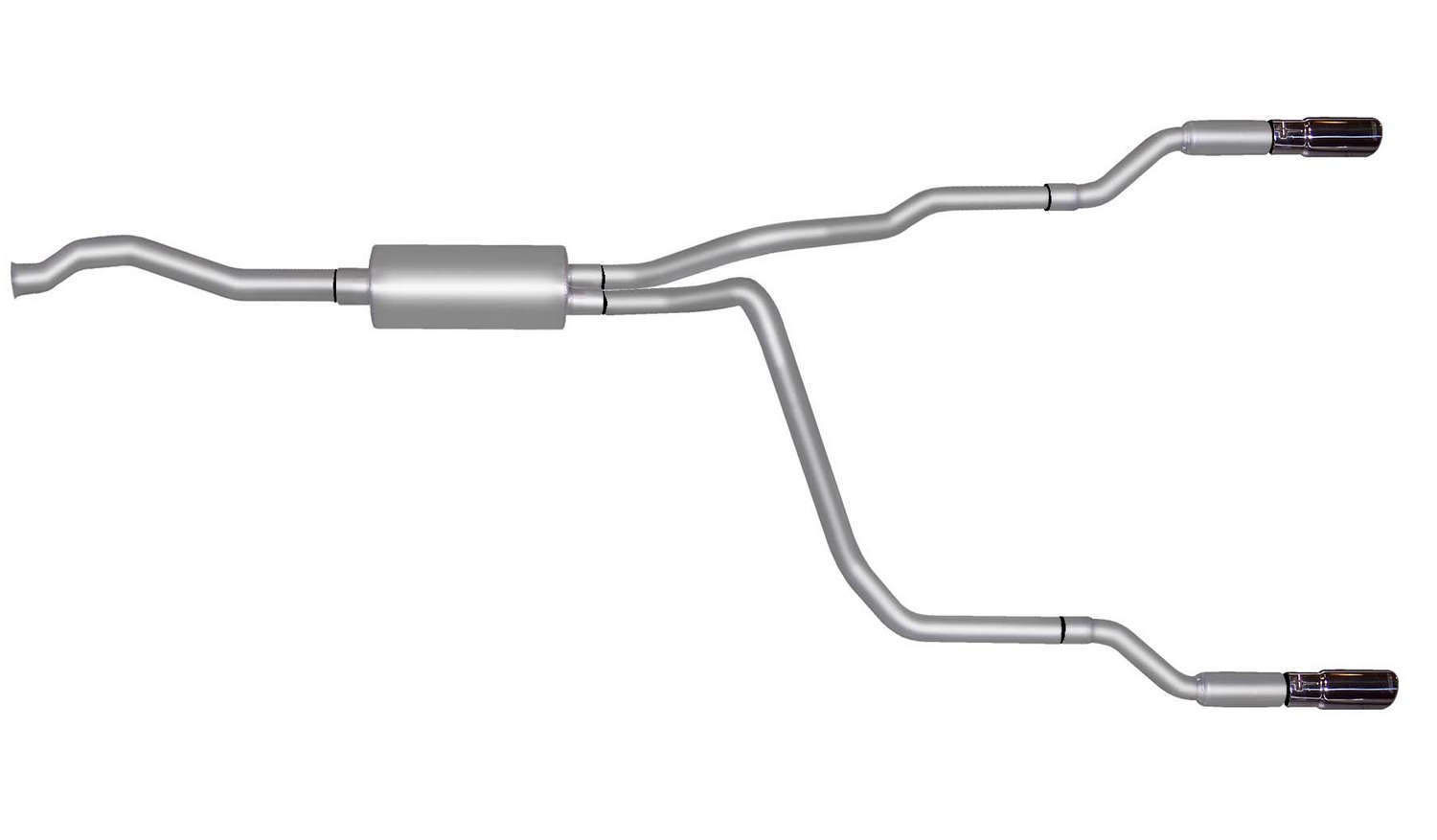 Gibson 9508 | 01-05 Ford Ranger XL 2.3L 1.75in Cat-Back Dual Split Exhaust - Aluminized; 2001-2005