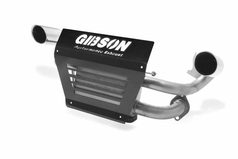 Gibson 98021 | 15-17 Polaris RZR XP 1000 EPS Base 2.25in Dual Exhaust - Stainless; 2015-2017