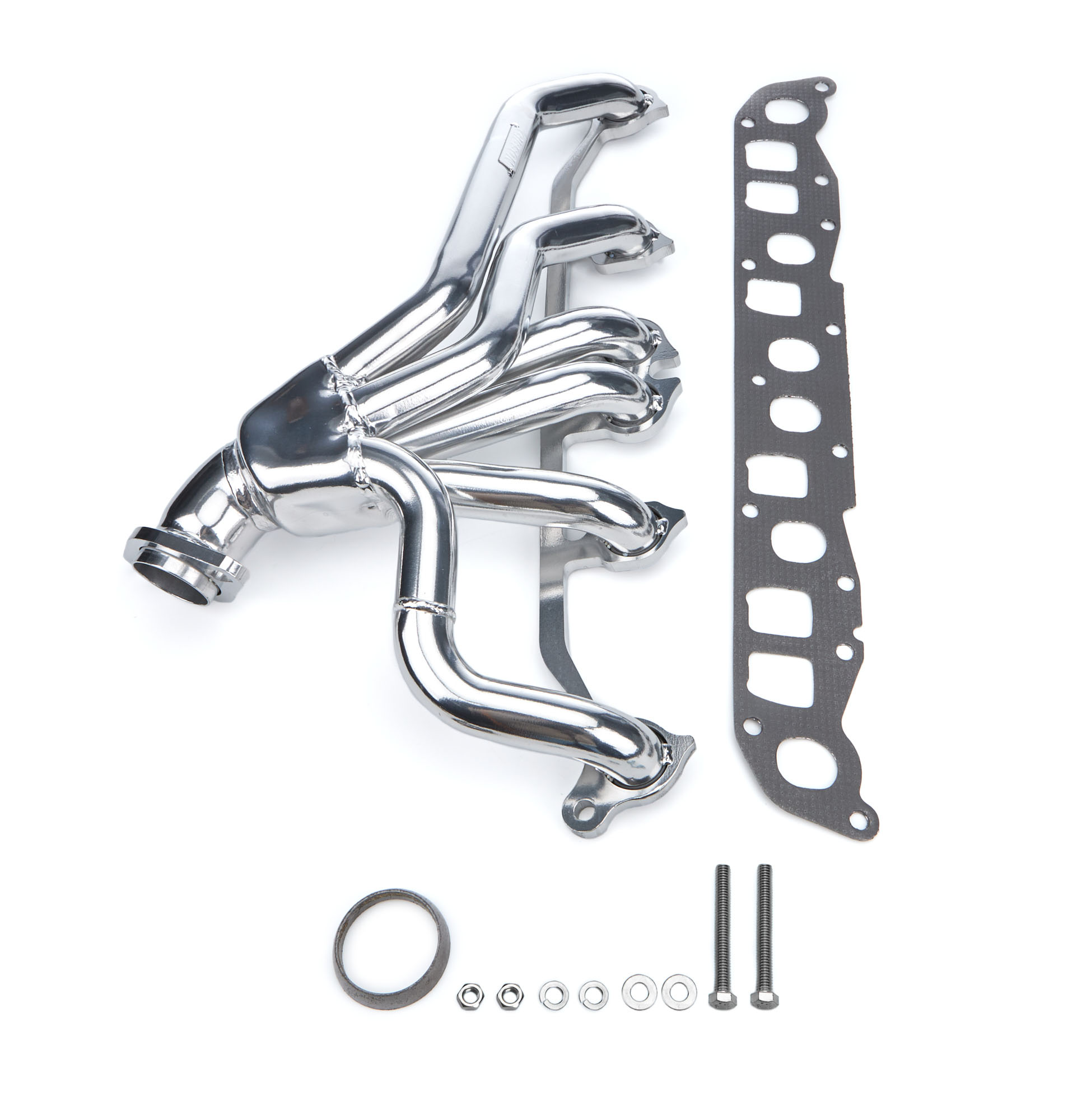 Gibson gp400s-c | 91-93 Jeep Cherokee Base 4.0L 1-1/2in 16 Gauge Performance Header - Ceramic Coated; 1991-1993