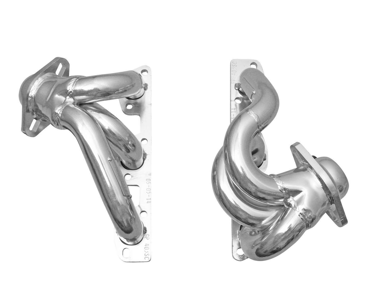 Gibson gp403s-c | 07-11 Jeep Wrangler JK Rubicon 3.8L 1-1/2in 16 Gauge Performance Header - Ceramic Coated; 2007-2011