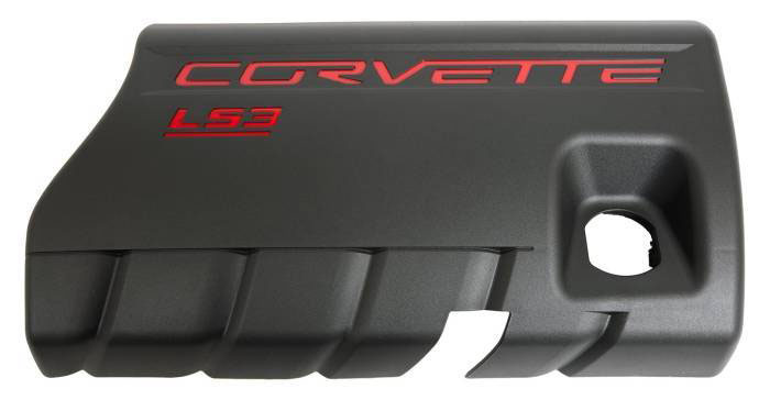 Chevrolet Performance 19434987 | CHEVROLET PERFORMANCE Engine Cover RH 6.2L LS3 w/Corvette Logo 08-13; 2008-2013