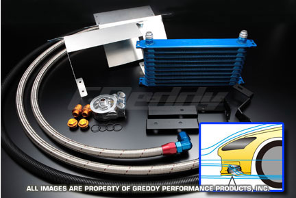 GReddy 12054609 | 99-08 Honda S2000 Circuit Spec Oil Cooler Kit; 1999-2008