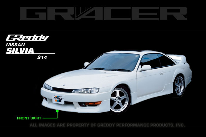 GReddy 17020037 | 97+ Nissan 240SX JDM (MC) Front Lip Spoiler **Must ask/call to order**; 1997-1998