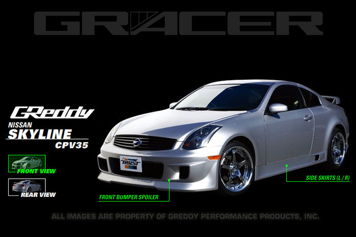 GReddy 17020191 | 03-04 Infiniti G35 Coupe Front Facia (Must ask/call to order); 2003-2004