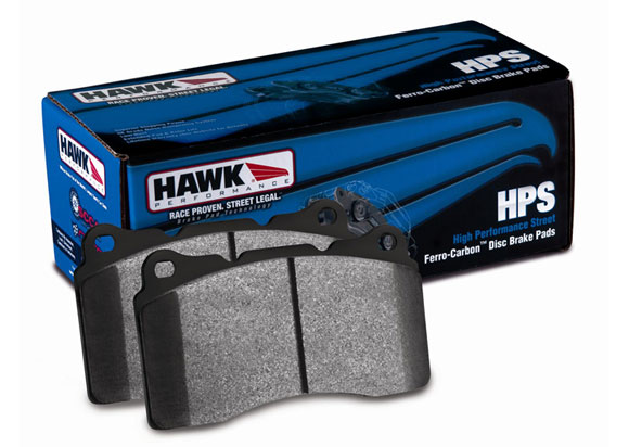 Hawk Performance HB484F670 | HAWK HPS Brake Pads Front Set for Mustang GT V8; 2005-2010