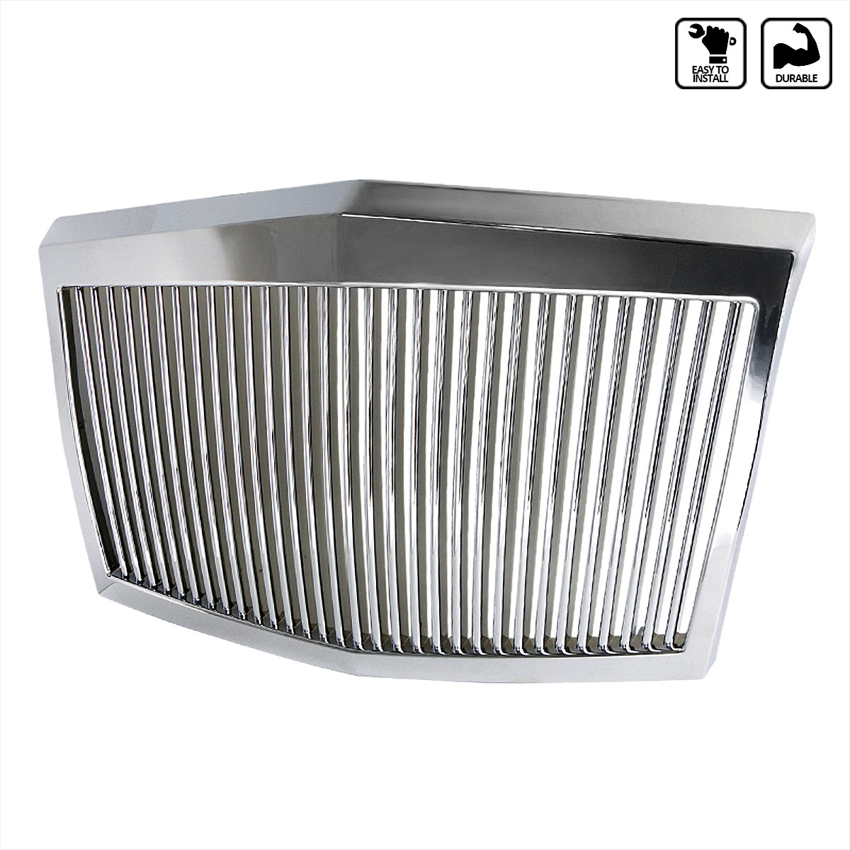 Spec-D Tuning hg-300c05c-phn | SPEC-D Tuning Chrysler 300C Vertical Grill - Phantom Type; 2005-2010