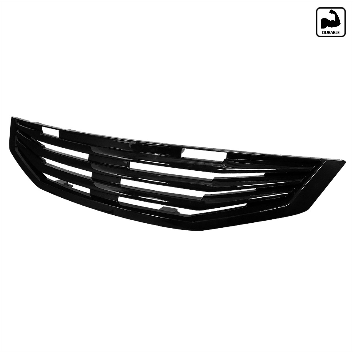 Spec-D Tuning hg-acd082mu | SPEC-D Tuning Honda Accord 2 Door Mugen Style Grill Black; 2008-2010