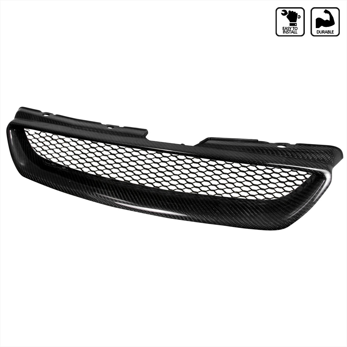 Spec-D Tuning HG-ACD98CFTR-SD | Spec-D Accord Front Hood Grill - Type-R; 1998-2002