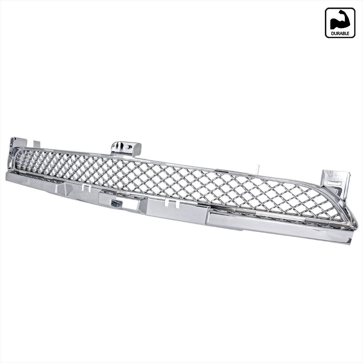 Spec-D Tuning hg-chg11lwc | SPEC-D Tuning Dodge Charger Lower Mesh Grille Chrome; 2011-2012