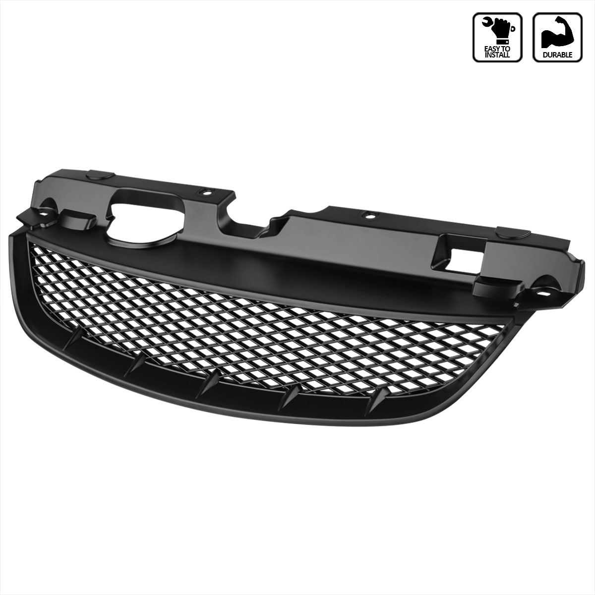 Spec-D Tuning hg-cv04trbb-rs | SPEC-D Tuning Honda Civic 2 Door/4 Door Hood Grill; 2004-2005